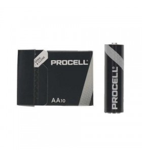 Pacote de 10 pilhas AA LR6 Duracell PROCELL ID1500IPX10 ID1500IPX10DURACELL