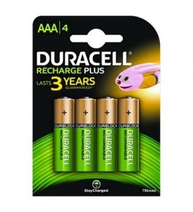 Pacote de 4 pilhas Duracell HR3 AAA HR3-BDURACELL
