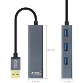 Hub USB 3.0 Nanocable 10.16.4402 10.16.4402NANO CABLE
