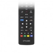 Comando para TV LG CTVLG03 compatível com TV LG 02ACCOEMCTVLG03LG COMPATIBLE