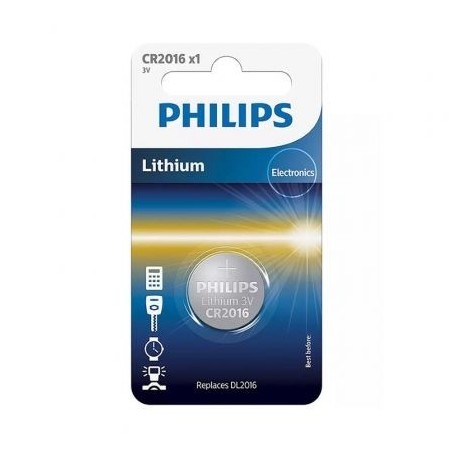 Pila de Botón Philips CR2016 CR2016/01BPHILIPS
