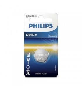 Bateria de célula tipo botão Philips CR2025 CR2025/01BPHILIPS