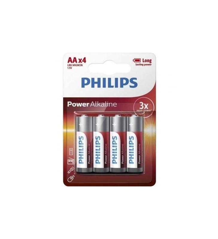 Pack de 4 Pilas AA Philips LR6P4B LR6P4B/10PHILIPS