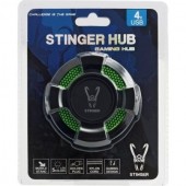 Hub USB 2.0 Woxter Stinger Hub Verde GM26-035STINGER BY WOXTER