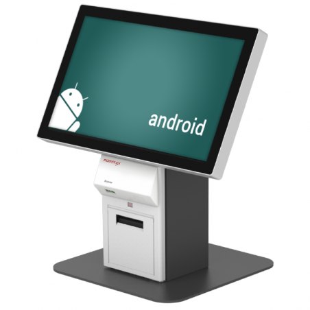 Terminal Kiosko EK Series, 15.6", Android 7.1, 2Gb Ram, 16Gb Rom, Impresora 80 mm, Scanner 2D, lector NFC, Wifi, Bluetooth, s...