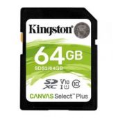 Tarjeta de Memoria Kingston CANVAS Select Plus 64GB SD XC SDS2/64GBKINGSTON