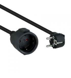Cable Alargador de Corriente Nanocable 10.22.0610 10.22.0610-BKNANO CABLE