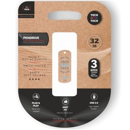 Pendrive 32GB Tech One Tech Pro Smart Clip Tech USB 2.0 TEC3003-32TECH ONE TECH