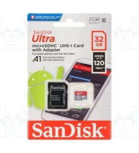 Cartão de memória SanDisk Ultra 32GB microSD HC UHS SDSQUA4-032G-GN6MASANDISK