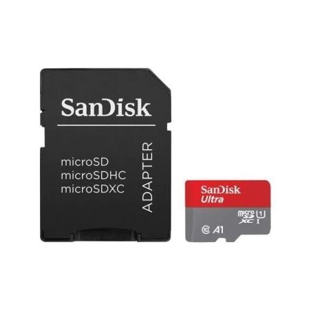 Tarjeta de Memoria SanDisk Ultra 64GB microSD XC con Adaptador SDSQUAB-064G-GN6MASANDISK
