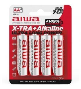 Pack de 4 Pilas AA Aiwa X AB-AALR6/4AIWA
