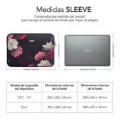 Funda Subblim Trendy Sleeve Neo Flowers para Portátiles hasta 15.6' SUBLS-SKIN151SUBBLIM