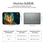 Funda Subblim Trendy Sleeve Neo Lion para Portátiles hasta 14' SUBLS-SKIN103SUBBLIM