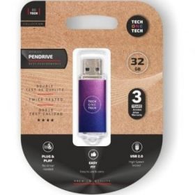 Pendrive 32GB Tech One Tech Be Fade USB 2.0/ Purpura Degradado TEC4601-32TECH ONE TECH