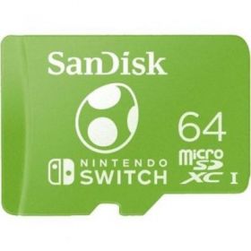 Tarjeta de Memoria SanDisk Nintendo Switch 64GB microSD XC UHS SDSQXAT-064G-GN6ZNSANDISK