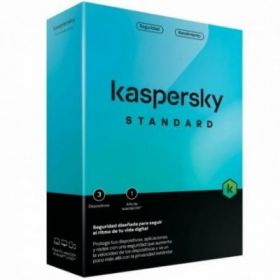 Antivírus padrão Kaspersky/ 3 dispositivos/ 1 ano