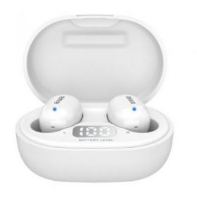Fones de ouvido bluetooth Aiwa ebtw-150wtmkii com estojo de carregamento/autonomia 3h/branco