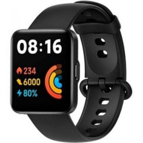 Smartwatch xiaomi redmi watch 2 lite/ notificações/ frequência cardíaca/ gps/ preto