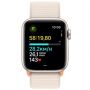Apple watch se 2 gen 2023/ gps/ 40mm/ caja de aluminio blanco estrella/ correa deportiva loop blanco estrella