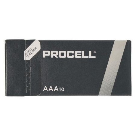 Pacote de 10 baterias AAA L03 Duracell PROCELL ID2400IPX10 ID2400IPX10DURACELL